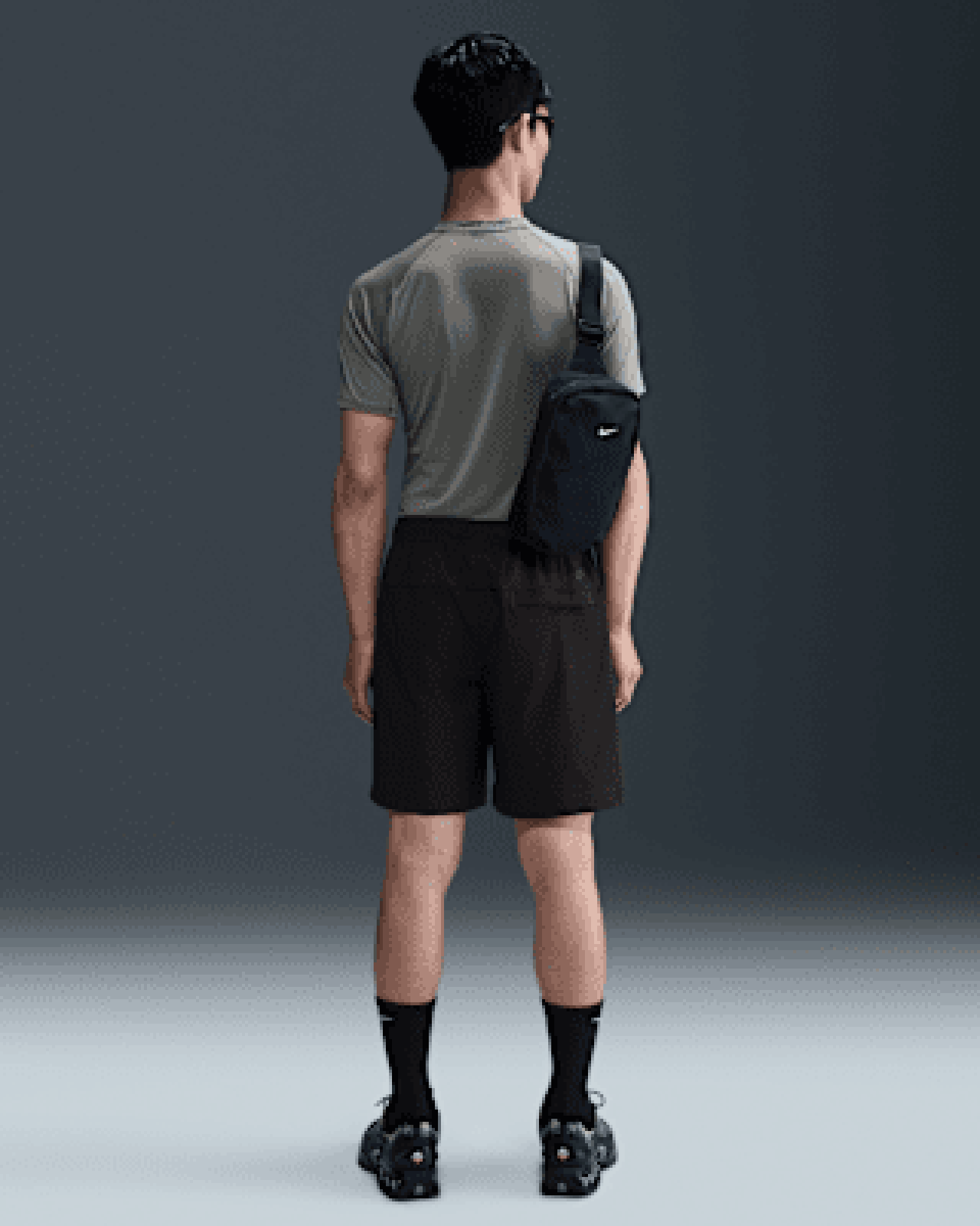 Image of Мъжки Къс панталон NIKE M NK TECH GX WOVEN SHORT, Балистик, черен цвят